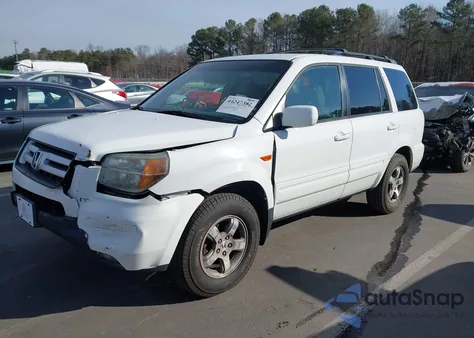 2006 Honda Pilot Ex from USA, damaged, VIN 2HKYF18456H556847